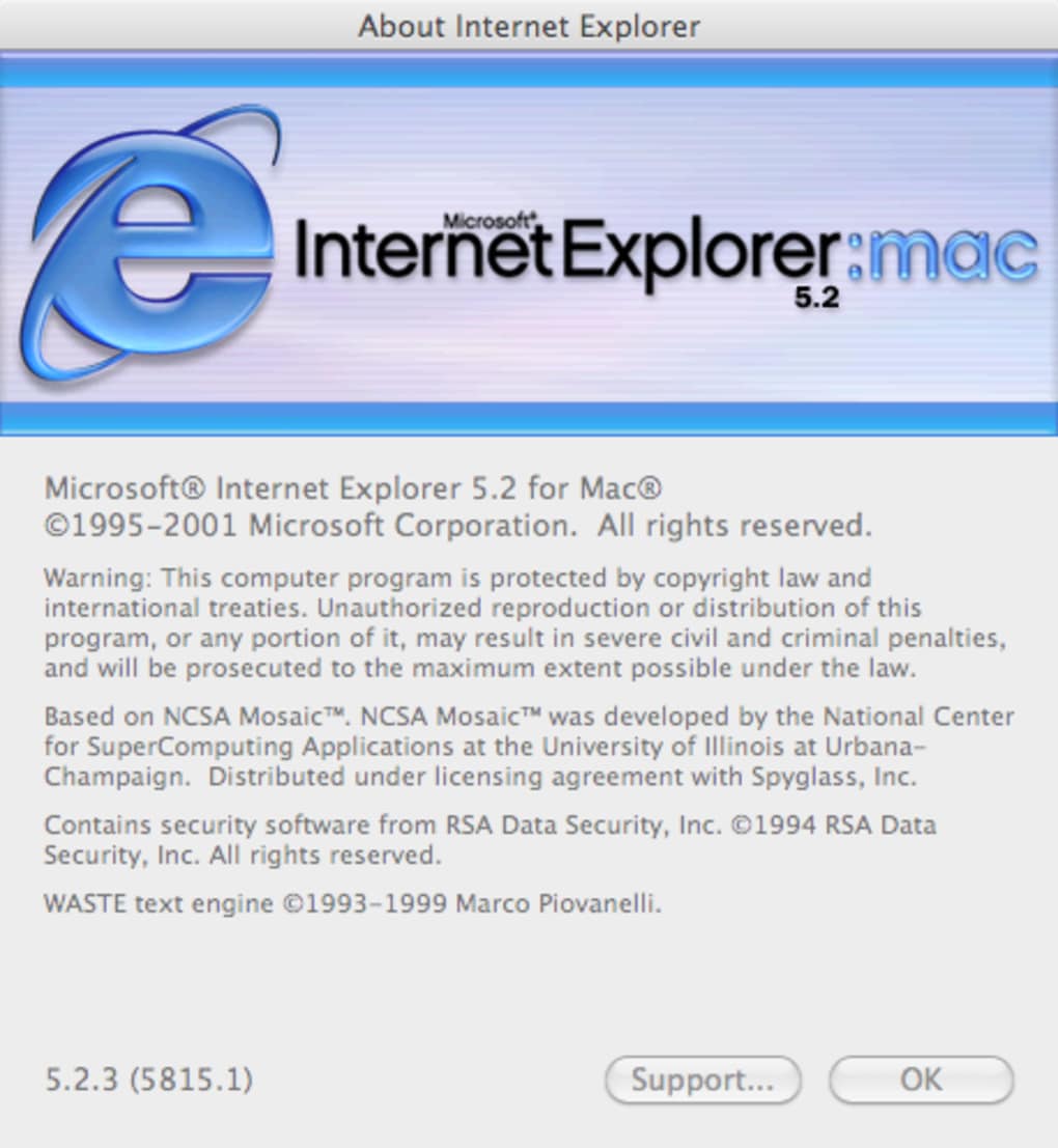 Internet explorer for mac 2019